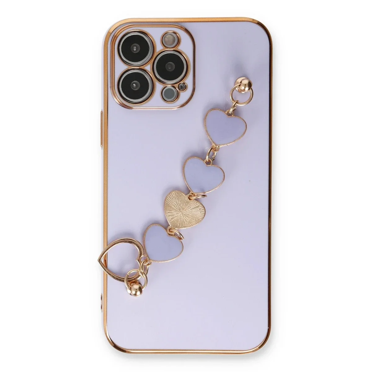 Apple iPhone 13 Pro Kılıf Esila Silikon - Lila görsel 3