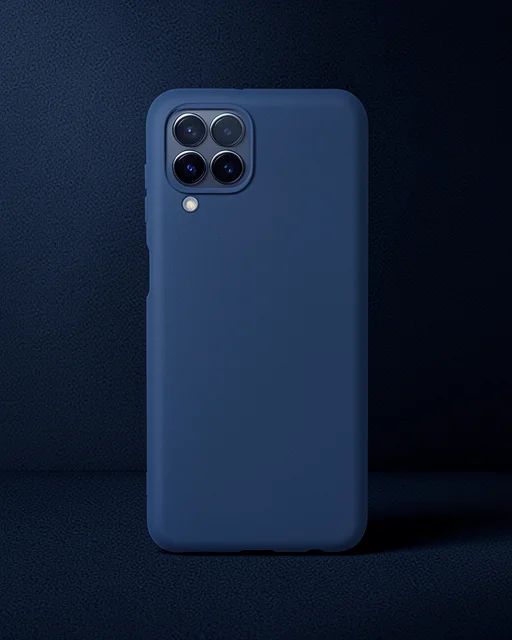Samsung Galaxy M33 Kılıf Nano İçi Kadife Silikon - Lacivert