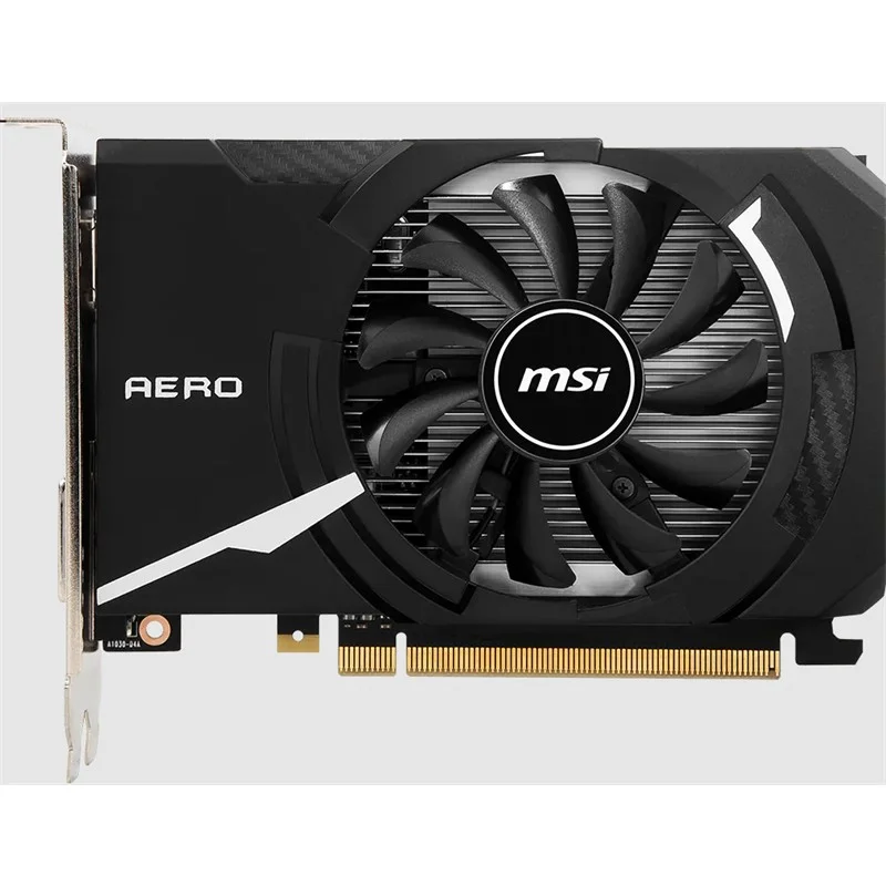 Geforce GT1030 Aero Itx 2GD4 Oc 2GB DDR4 64BIT 1XHDMI 1XDVI Ekran Kartı görsel 2
