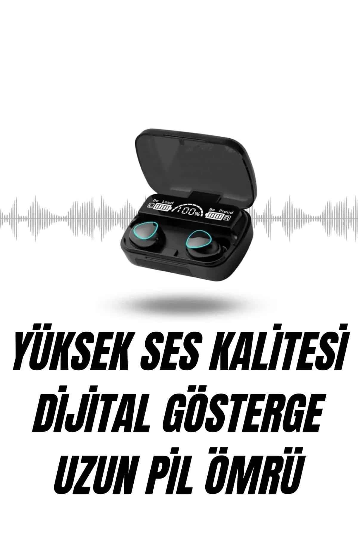 Ucuz Kaliteli Yeni Nesil 7 Kordonlu Akıllı Saat ve Kablosuz Bluetooth Kulaklık ANC Özelliği görsel 2