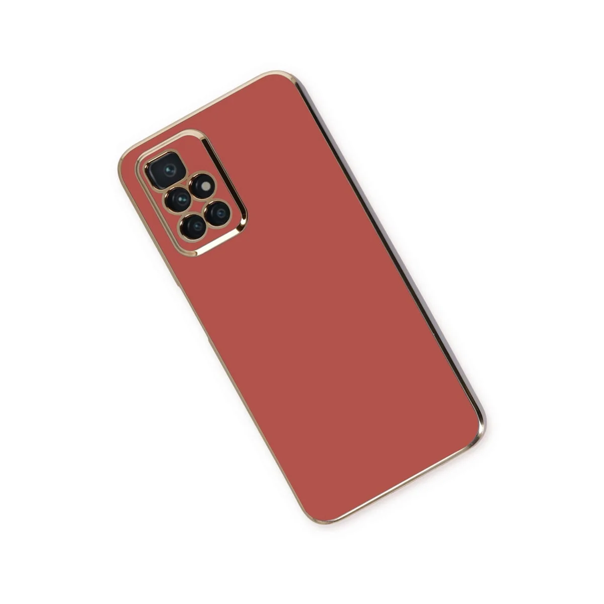 Xiaomi Redmi 10 2022 Kılıf Volet Silikon - Kırmızı görsel 2