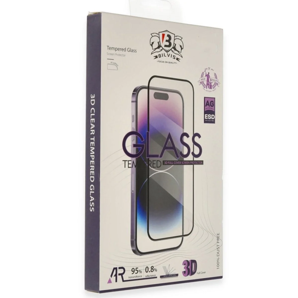 Apple İphone 16e Bilvis 3d Cam Ekran Koruyucu