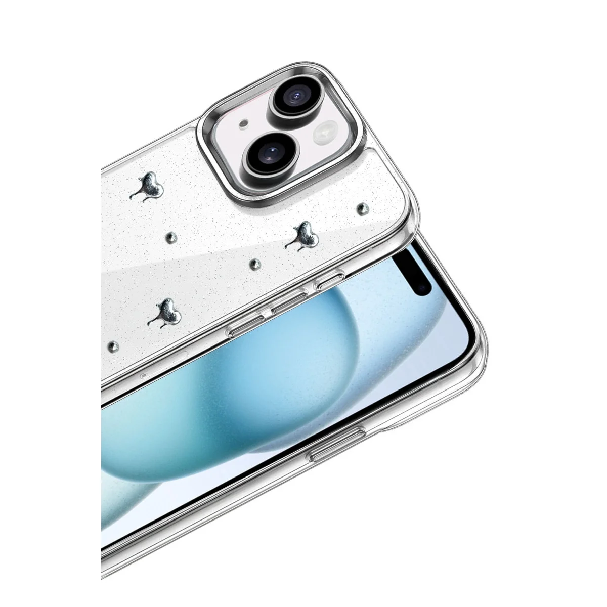 Apple İphone 15 Fiyonk Desenli Kapak - Desen 1 görsel 2