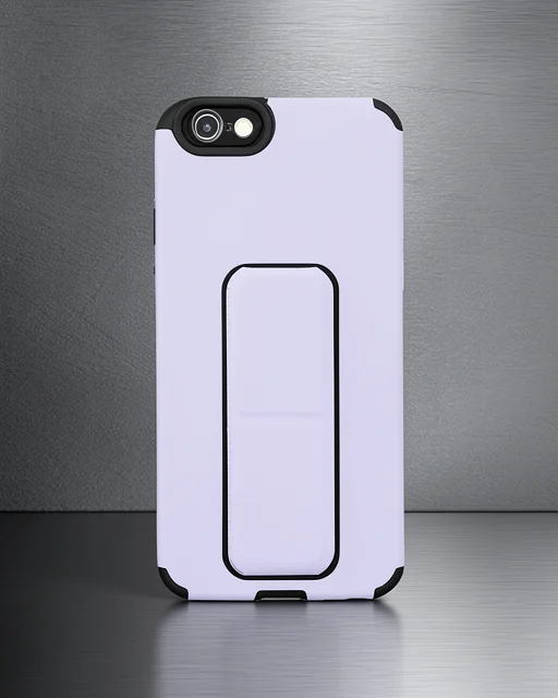 Apple İphone 6 Kılıf Mega Standlı Silikon - Lila