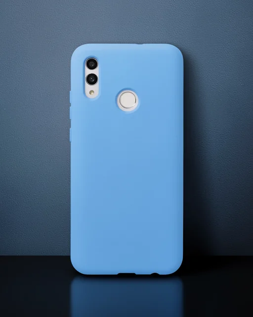 Huawei P Smart 2019 Kılıf Nano İçi Kadife Silikon - Mavi