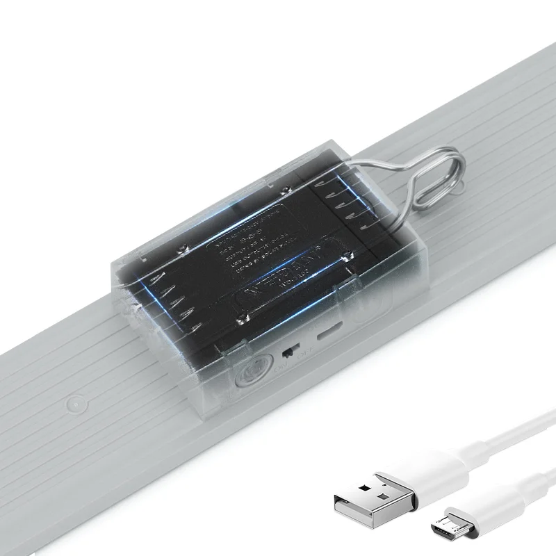 Kumandalı - Zaman - Işık Gücü Ayarlı Metal Askılı - Usb Şarjlı Lamba Fener 20SMD Led görsel 4