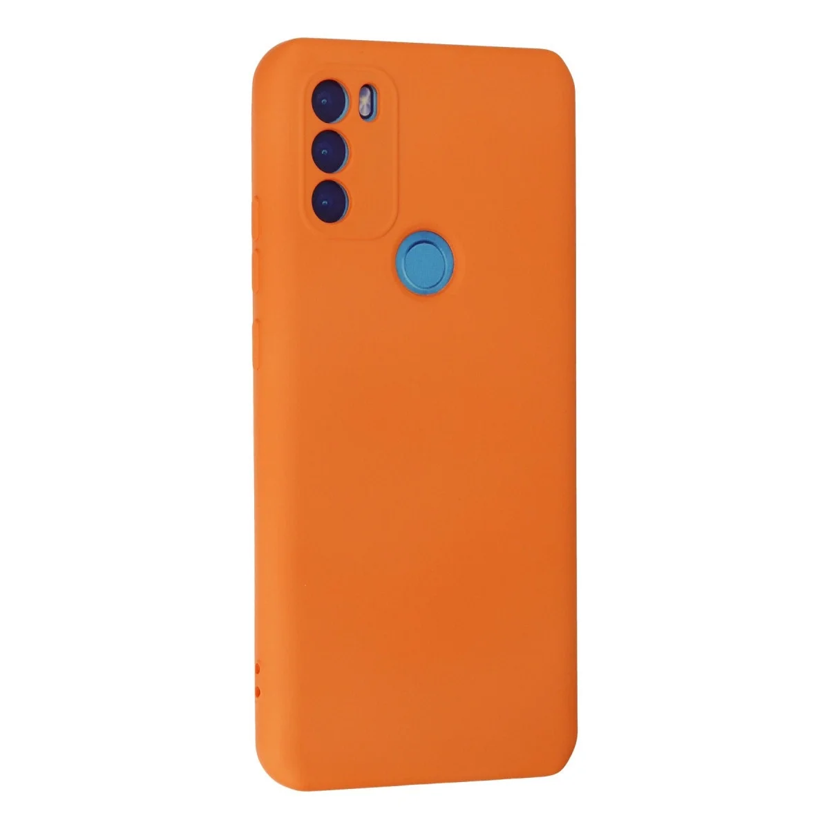 General Mobile Gm 21 Plus Kılıf Nano İçi Kadife Silikon - Turuncu görsel 2