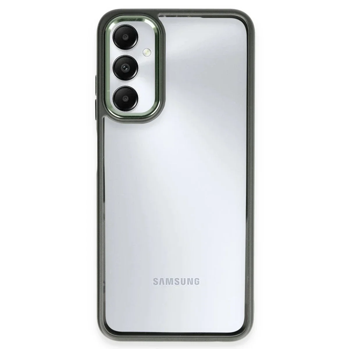 Samsung Galaxy A05S Kılıf Power Silikon - Koyu Yeşil