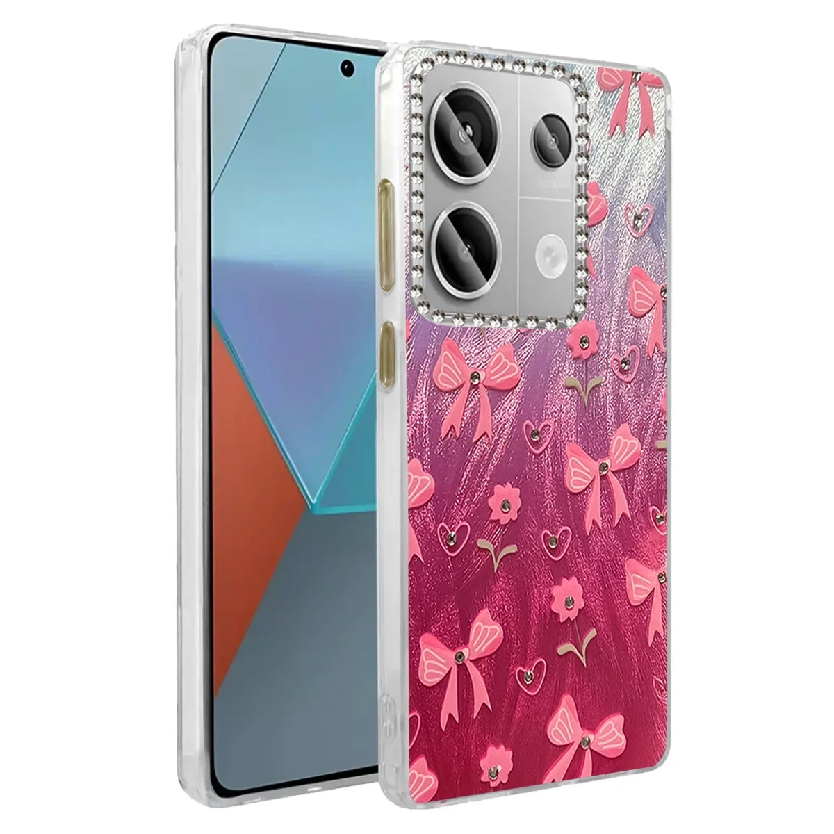 Xiao Red Note 13 Pro 4g Kılıf Blade Aynalı Desenli Kapak - Desen 3
