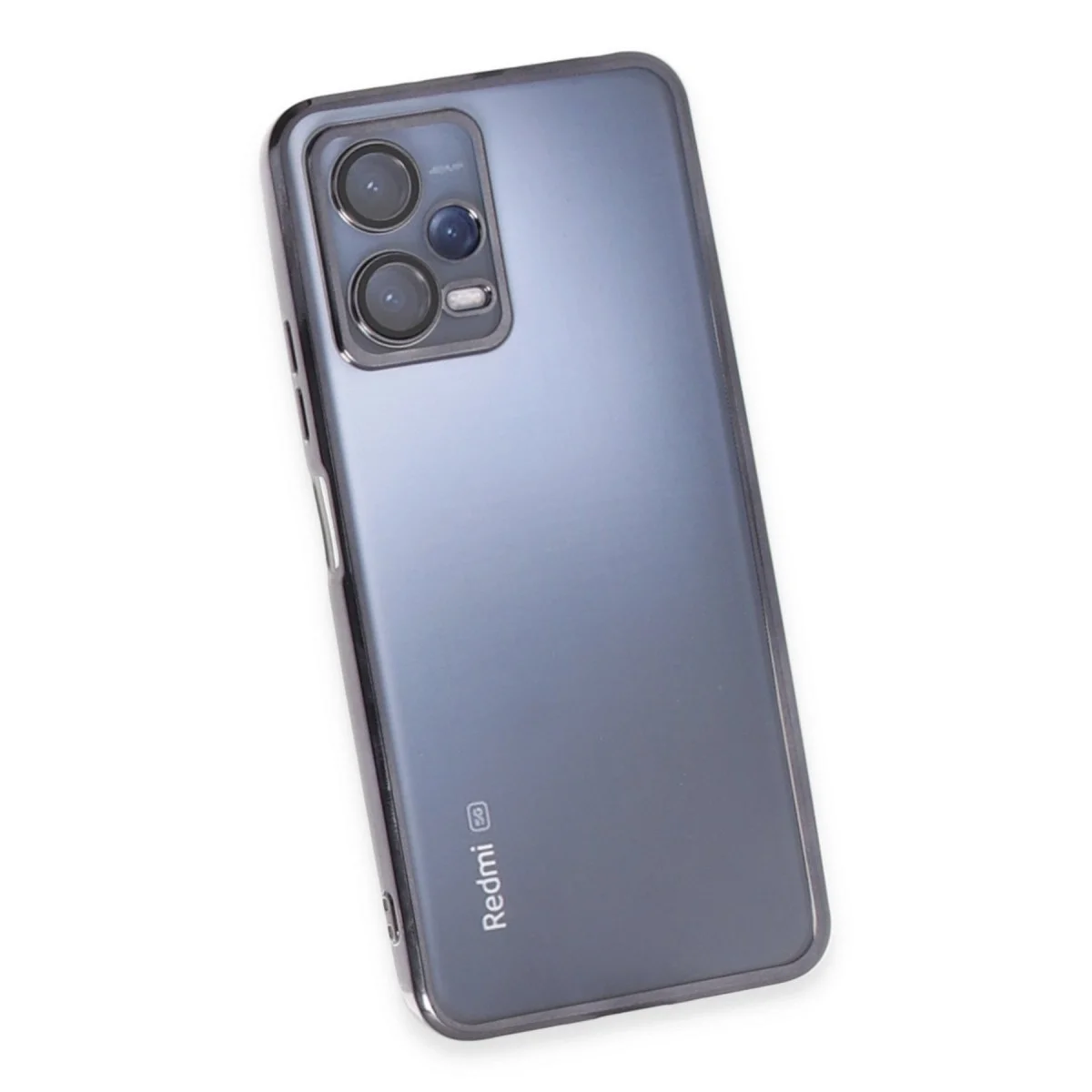 Xiaomi Redmi Note 12 5g Kılıf Razer Lensli Silikon - Siyah görsel 4