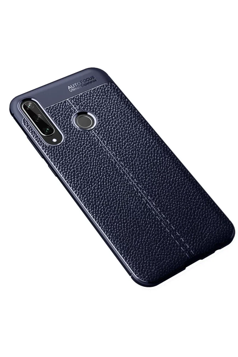 Huawei Y6P Kılıf Auto Focus Kapak - Lacivert görsel 2