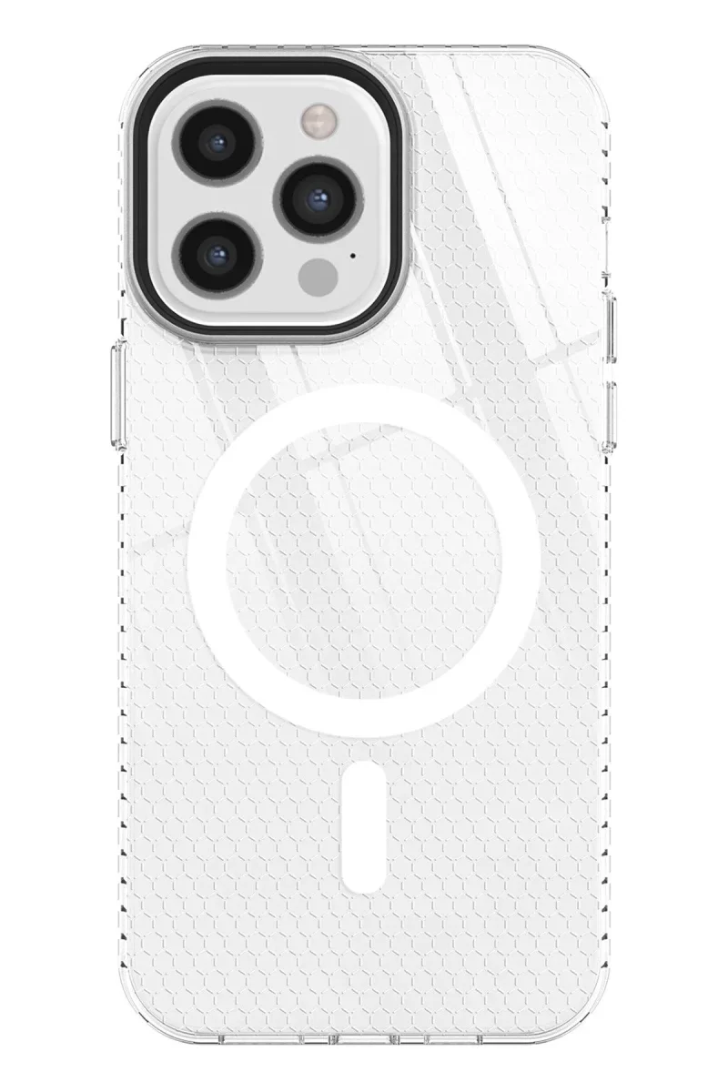 Apple iPhone 12 Pro Max Kılıf Beta Magneticsafe Silikon - Şeffaf