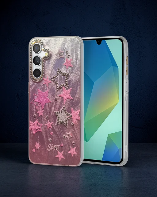 Samsung Galaxy A25 5g Kılıf Blade Aynalı Desenli Kapak - Desen 7