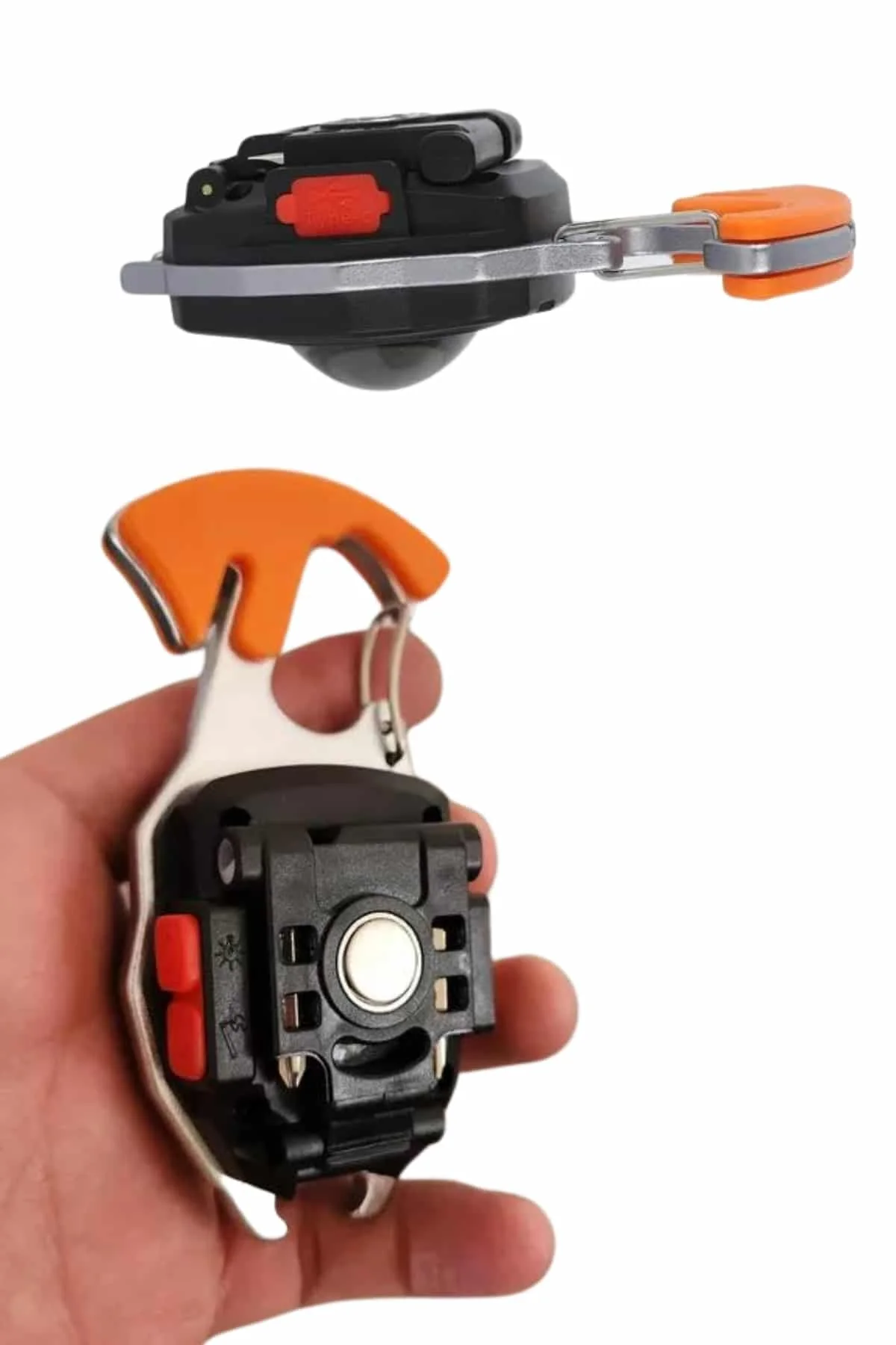 7 Modlu ni Led Lamba Anahtarlık USB Şarjlı Kamp İçin Taşınabilir görsel 5