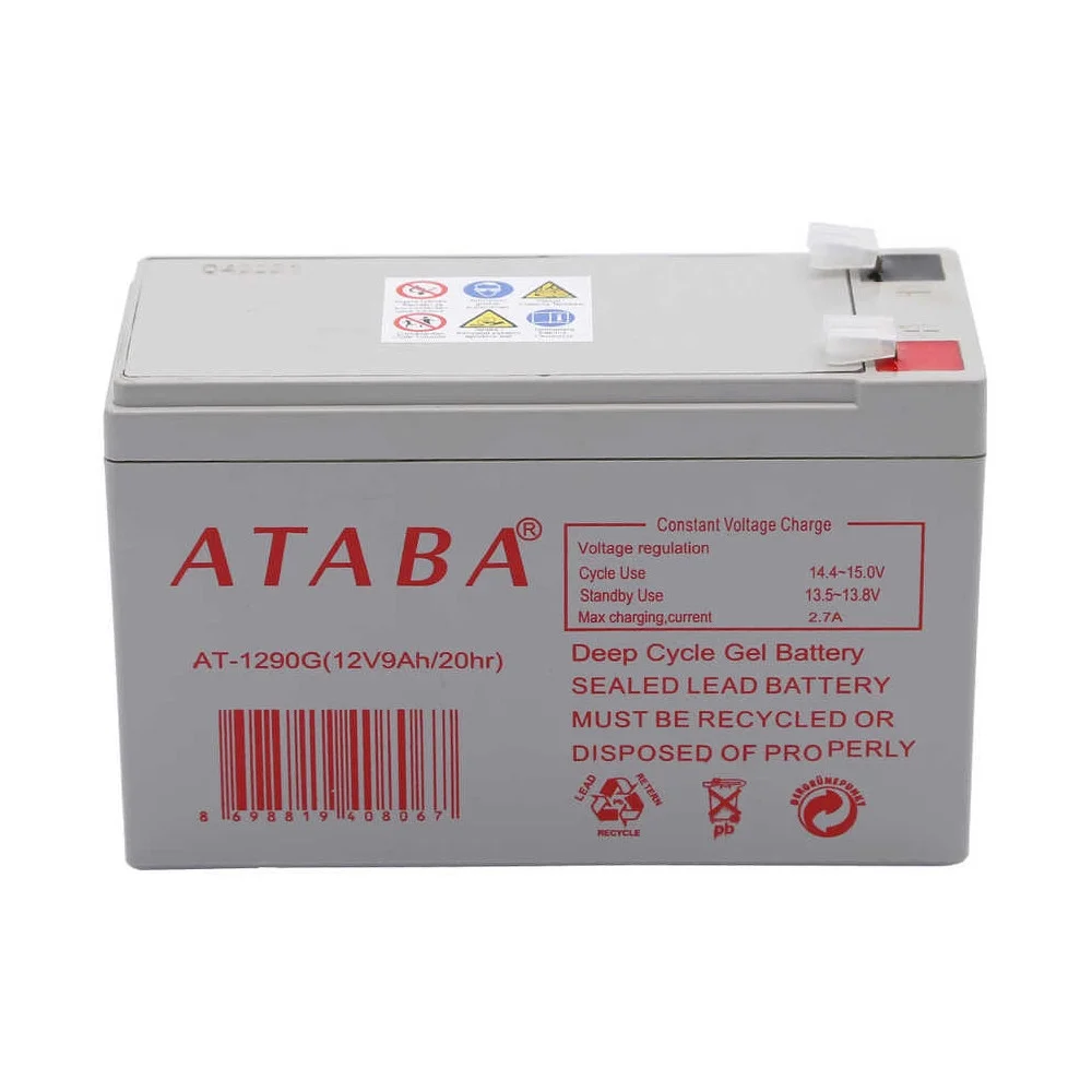 AT-1290 12V 9Ah Jel Akü