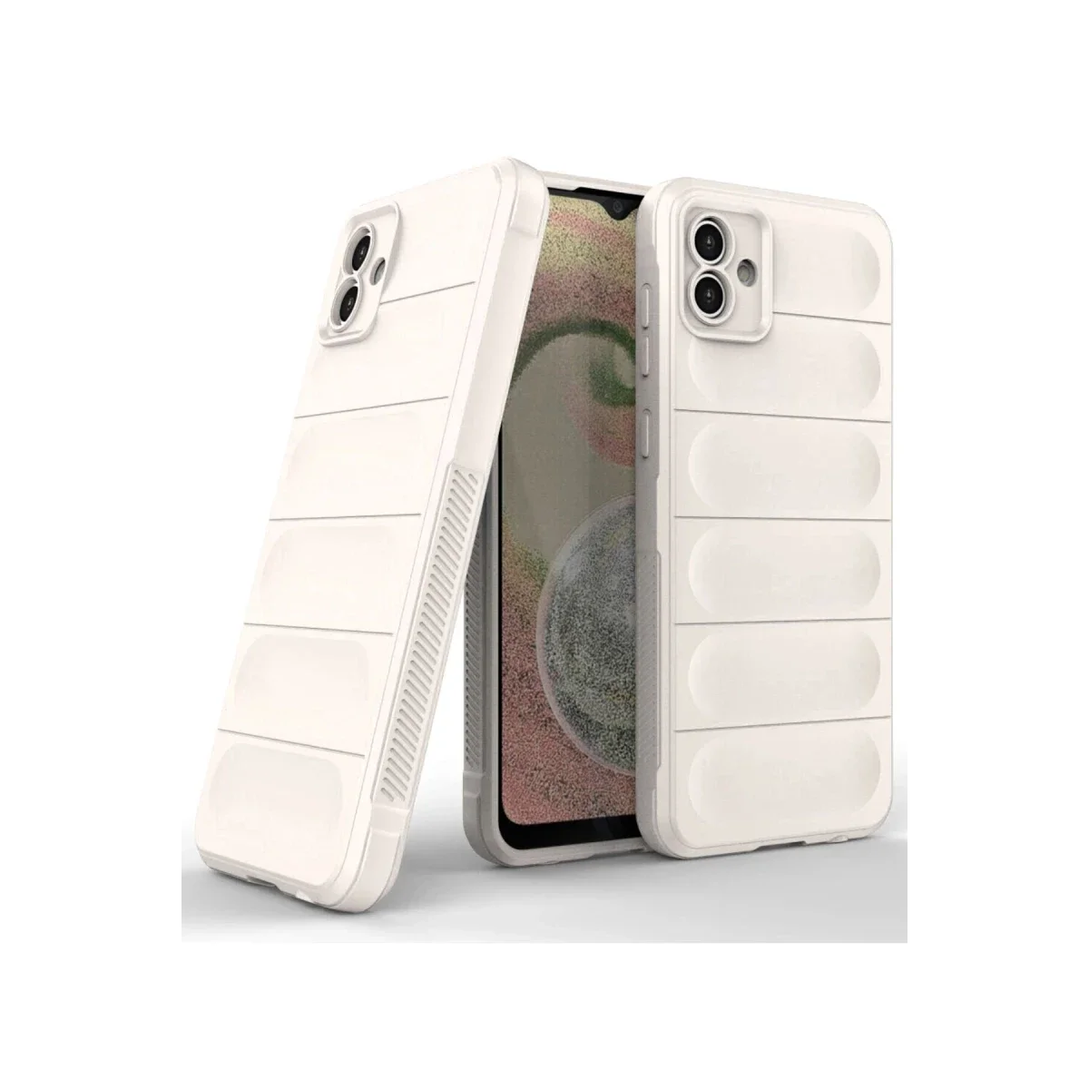 Samsung Galaxy A04 Kılıf Optimum Silikon - Krem görsel 2