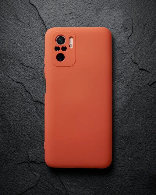 Xiaomi Redmi Note 10 Kılıf Nano İçi Kadife Silikon - Turuncu