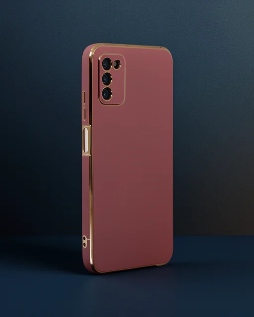 Samsung Galaxy A03s Kılıf Volet Silikon - Kırmızı