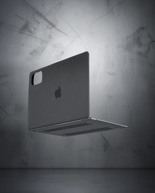 Apple Macbook Pro 13 2020 Macbook Buzlu Kapak - Füme