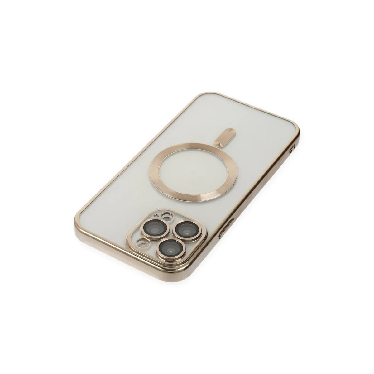 Apple iPhone 14 Pro Kılıf Kross Magneticsafe Kapak - Gold görsel 5