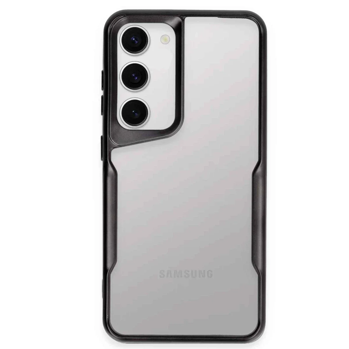 Samsung Galaxy S23 Kılıf Boyi Silikon Kapak - Siyah