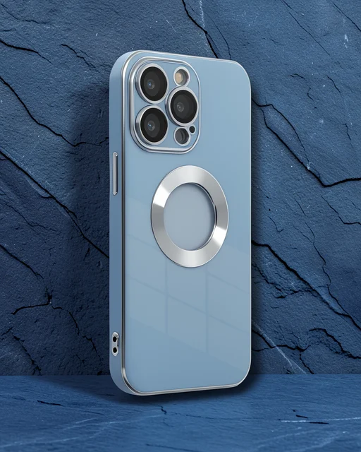 Apple İphone 13 Pro Max Kılıf Store Silikon - Sierra Blue