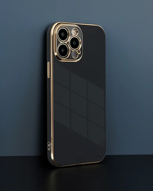 Apple İphone 13 Pro Max Kılıf Volet Silikon - Siyah