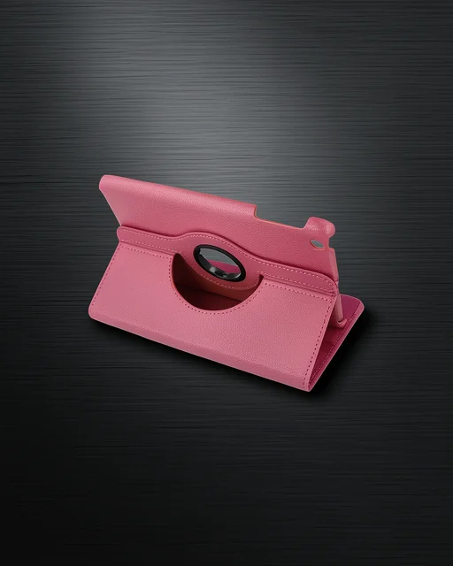 Apple İpad Mini 1 Kılıf 360 Tablet Deri Kılıf - Pembe