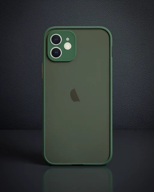 Apple İphone 12 Mini Kılıf Montreal Silikon Kapak - Yeşil