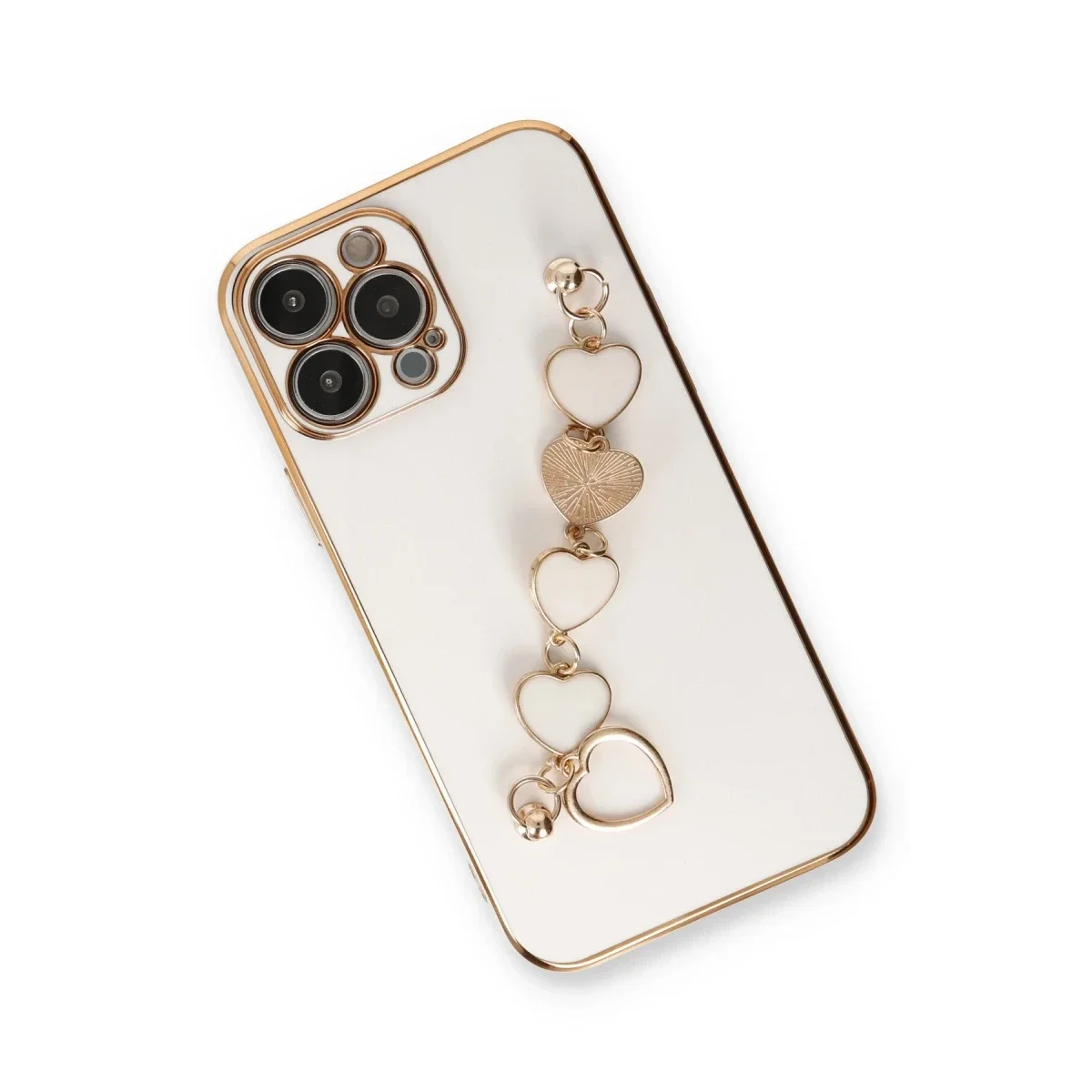Apple iPhone 13 Pro Max Kılıf Esila Silikon - Beyaz görsel 3