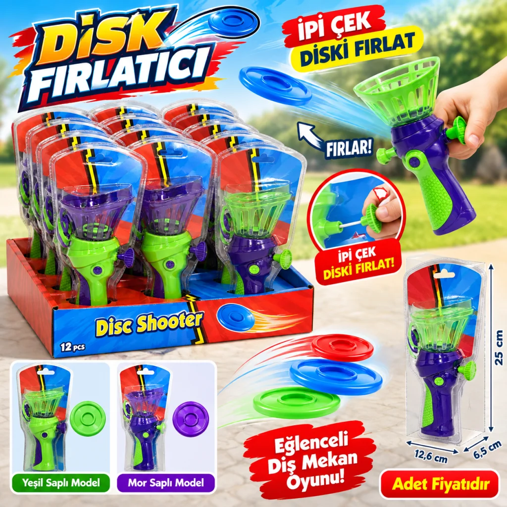 02135 Çek Fırlat Disk Shooter (adet fiyatıdır)