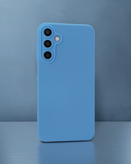 Samsung Galaxy A25 5g Kılıf Nano İçi Kadife Silikon - Mavi