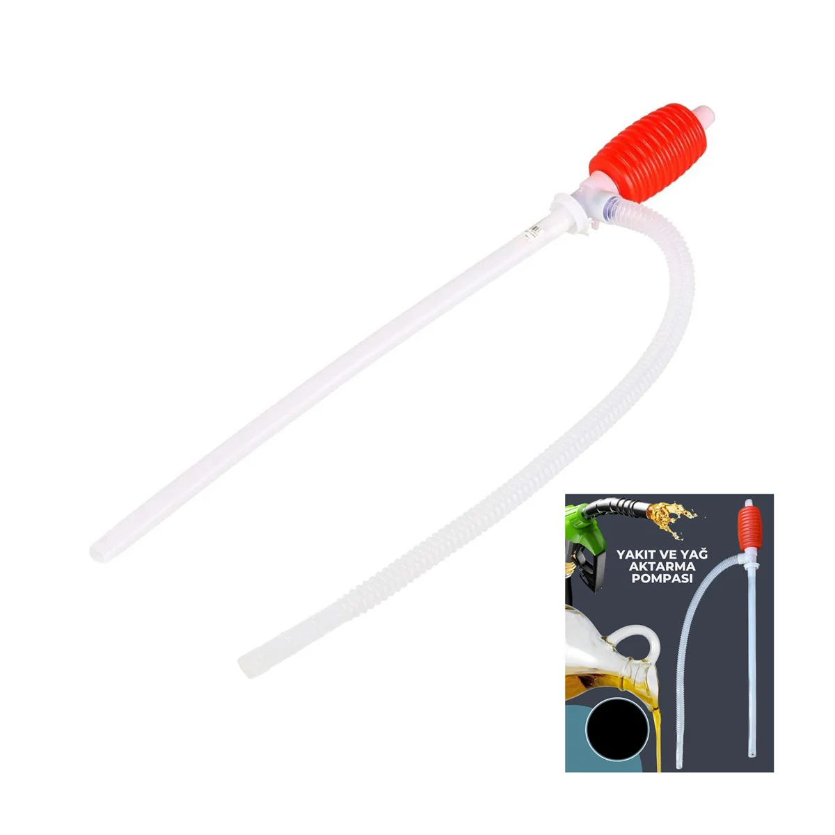 Küçük Plastik Mazot ve Su Pompası görsel 3
