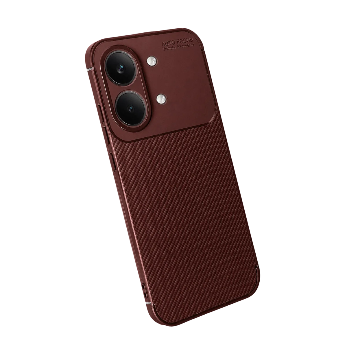 Xiaomi Poco X8 Pro Max Auto Focus Karbon Kapak - Bordo görsel 2