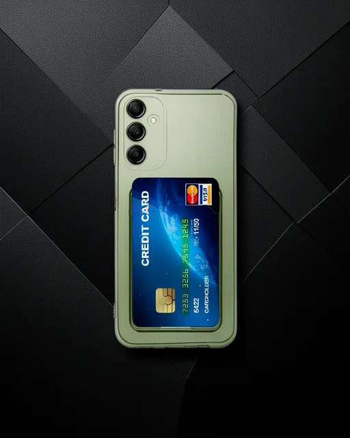 Samsung Galaxy A25 5g Kılıf Kart Şeffaf Silikon - Şeffaf