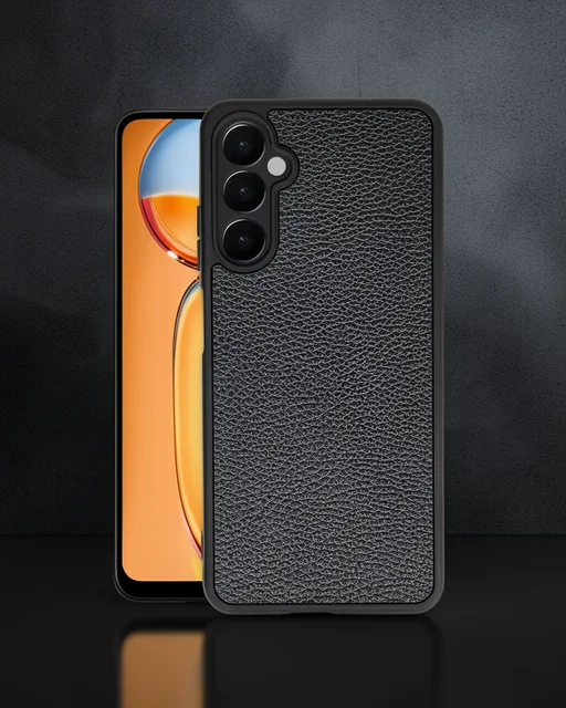 Samsung Galaxy A05s Kılıf Aras Deri Kapak - Siyah