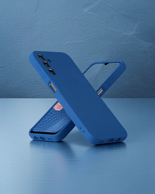 Samsung Galaxy A34 5g Kılıf First Silikon - Mavi