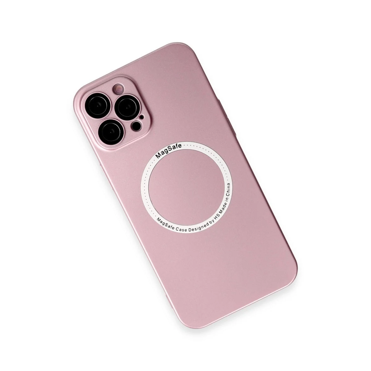 Apple İphone 12 Pro Kılıf Jack Magneticsafe Lens Silikon - Rose Gold görsel 3