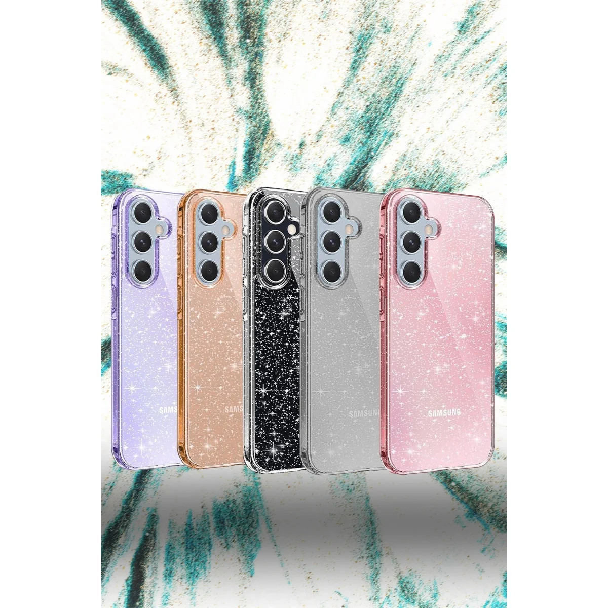 Samsung Galaxy A05s Kılıf Glow Kapak - Mor görsel 3
