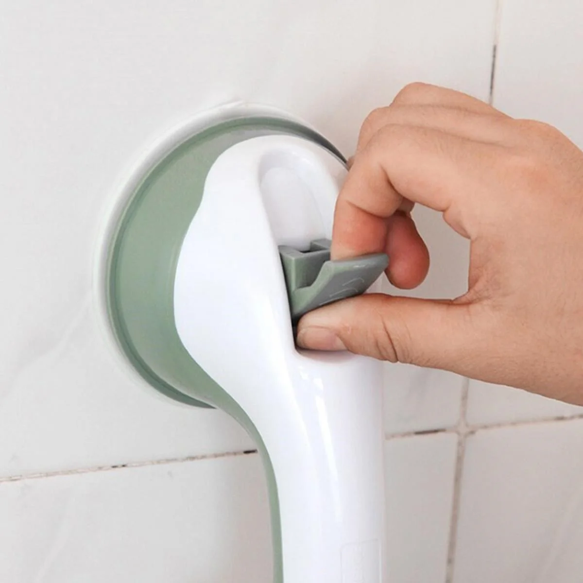 Düşme Ve Kayma Önleyici Banyo Tuvalet Vantuzlu Kilitli Tutacak görsel 2