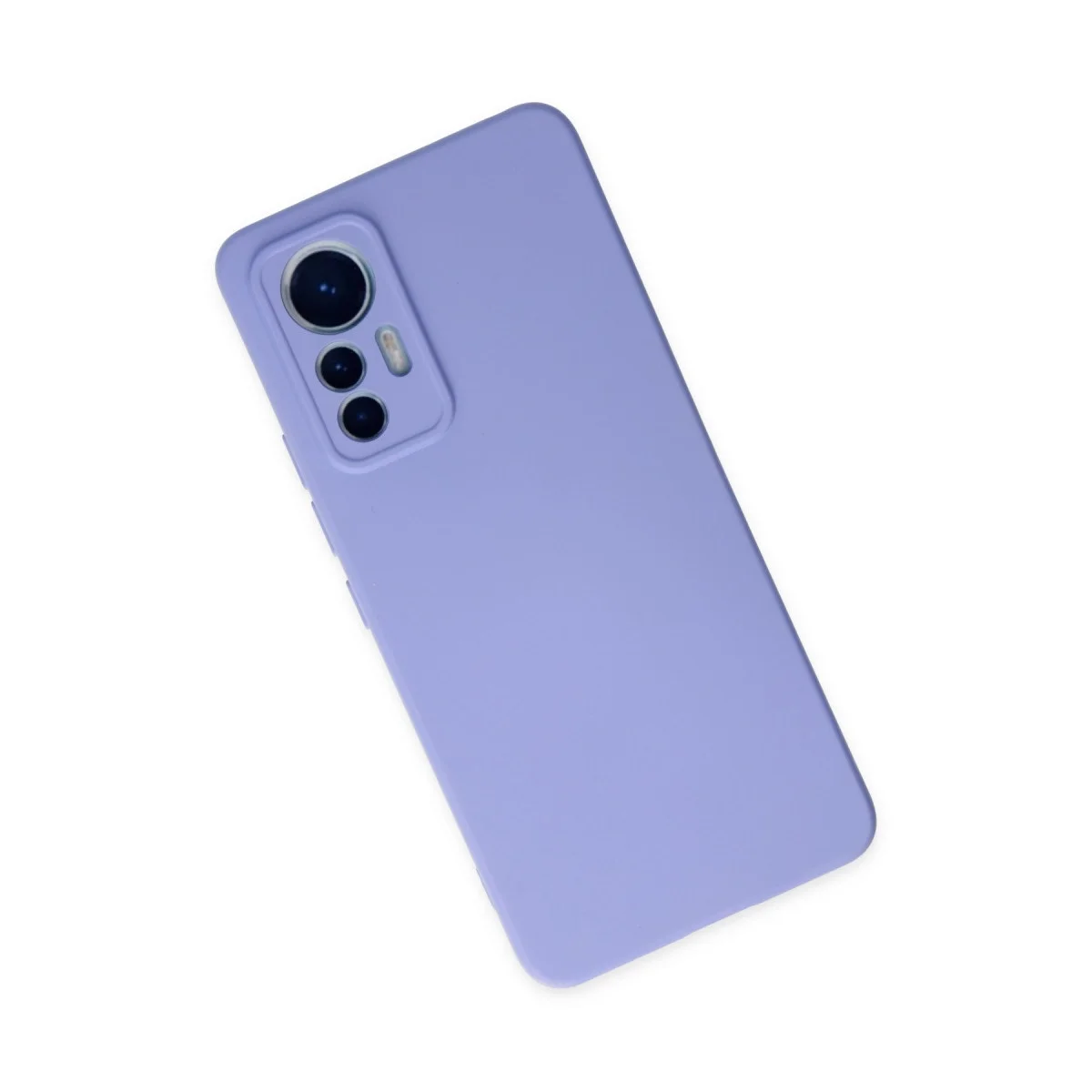 Xiaomi Mi 12 Lite Kılıf Nano İçi Kadife Silikon - Lila görsel 3