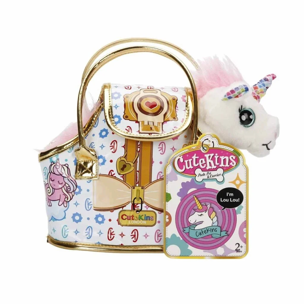 10873 Taşıma Çantalı Peluş Unicorn Lou Lou -NessiWorldman