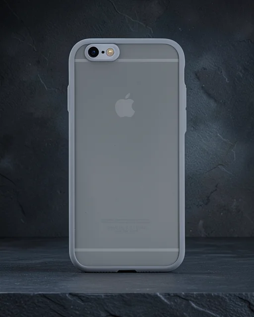 Apple İphone 6 Kılıf Montreal Silikon Kapak - Gri
