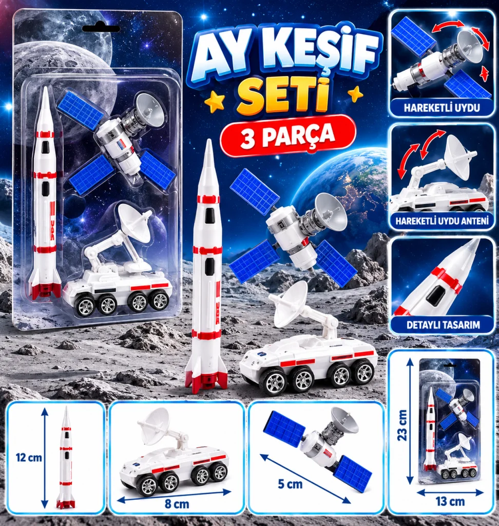 Ay Araçlı Ay Keşif Seti