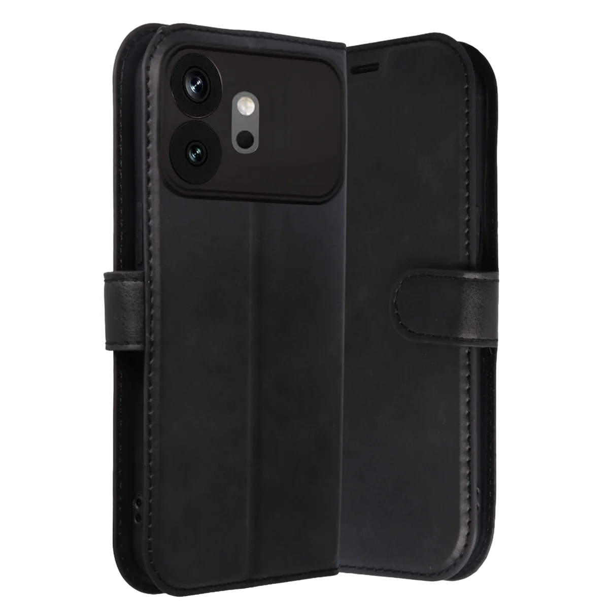 Huawei Honor 600 Trend S Plus Kapaklı Kılıf - Siyah
