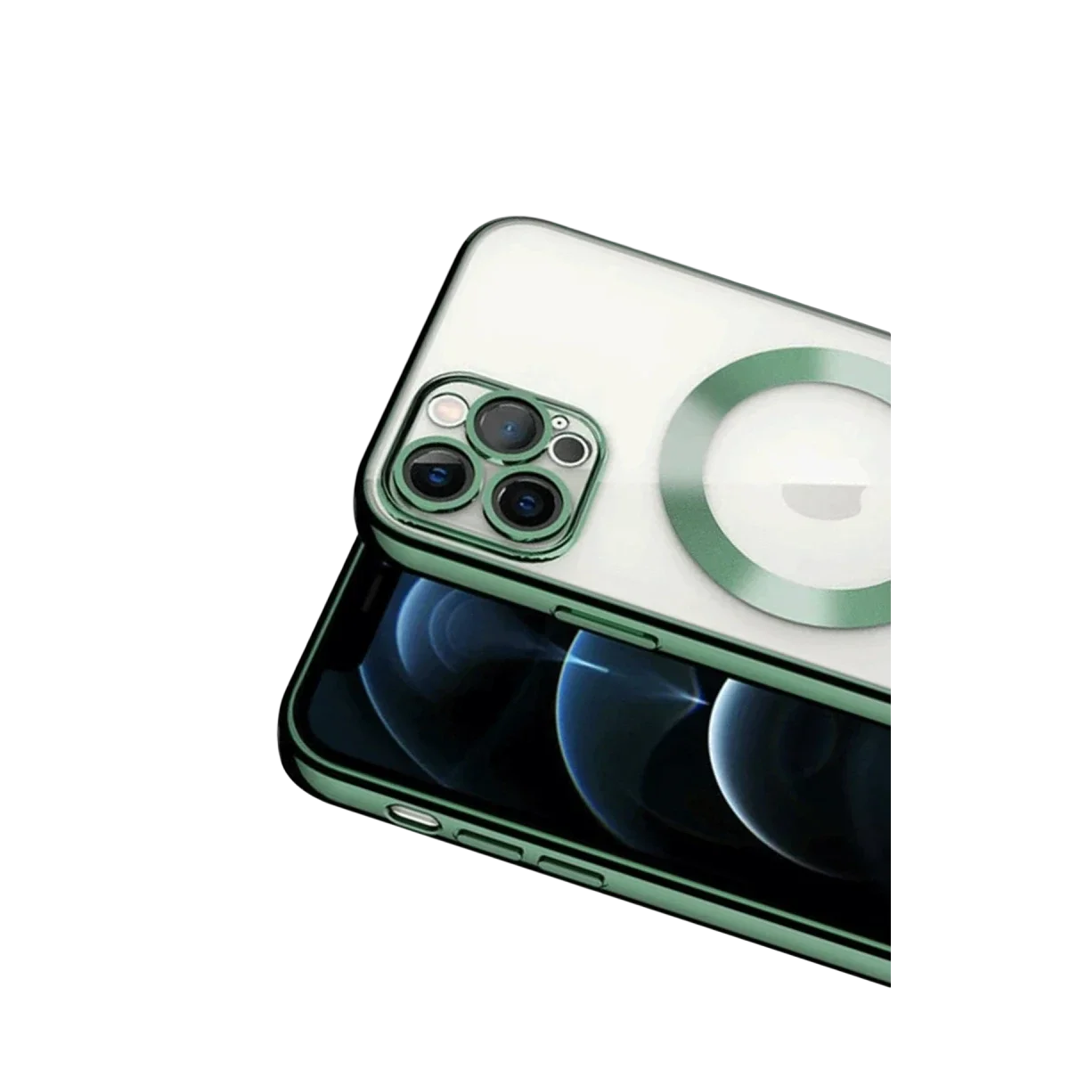 Apple iPhone 13 Pro Kılıf Kross Magneticsafe Kapak - Koyu Yeşil görsel 2