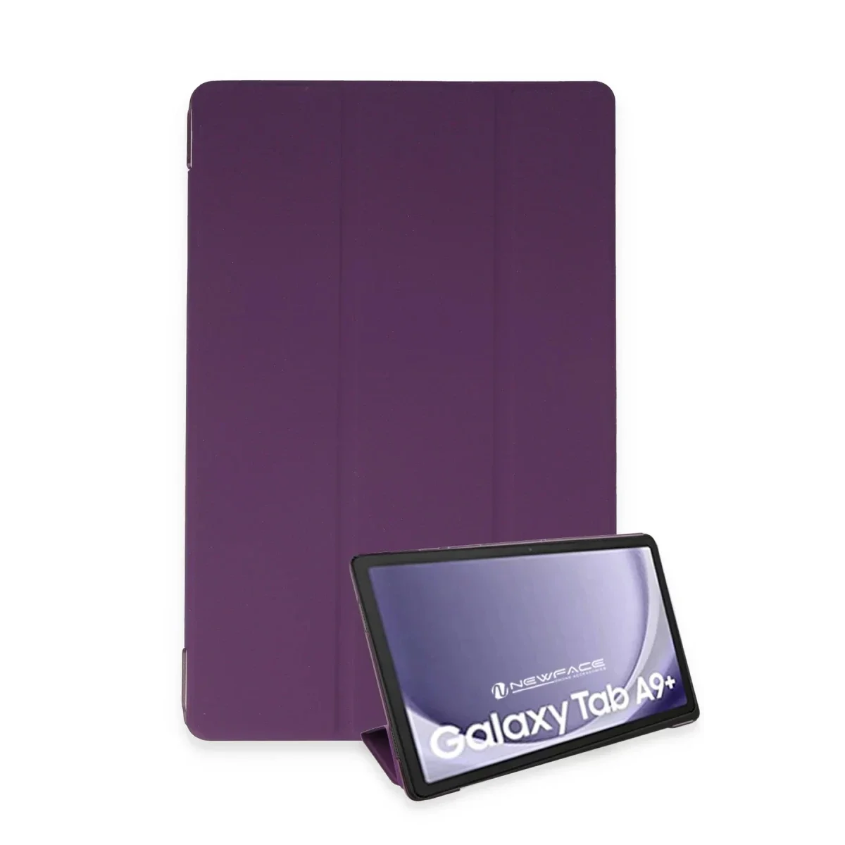 Samsung Galaxy Tab A9 Plus Kılıf Tablet Smart Kılıf - Mor görsel 2