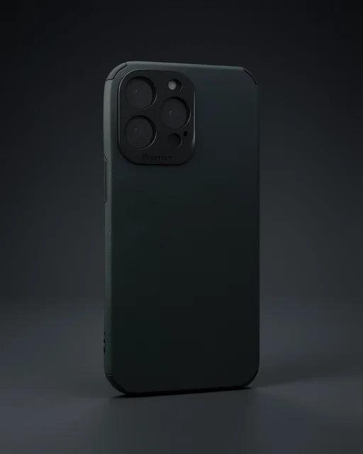 Apple İphone 15 Pro Max Kılıf Loop Deri Silikon - Yeşil