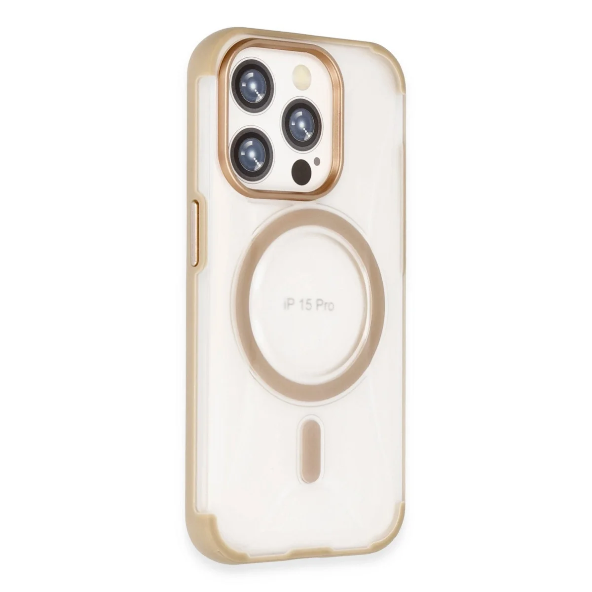 Joko Apple İphone 15 Pro Hilton Magsafe Kapak - Gold görsel 2