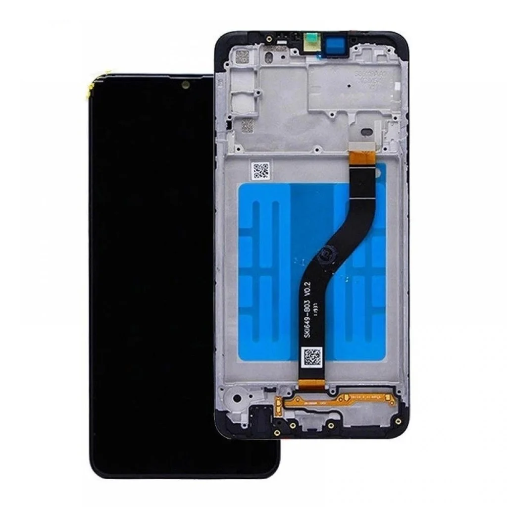 Samsung A20S Dokunmatik Ekran Çıtalı Servis (Siyah görsel 2